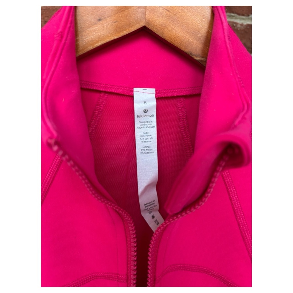 NWOT Lululemon Define Jacket in Calypso Pink  Size 8 - Picture 11 of 15